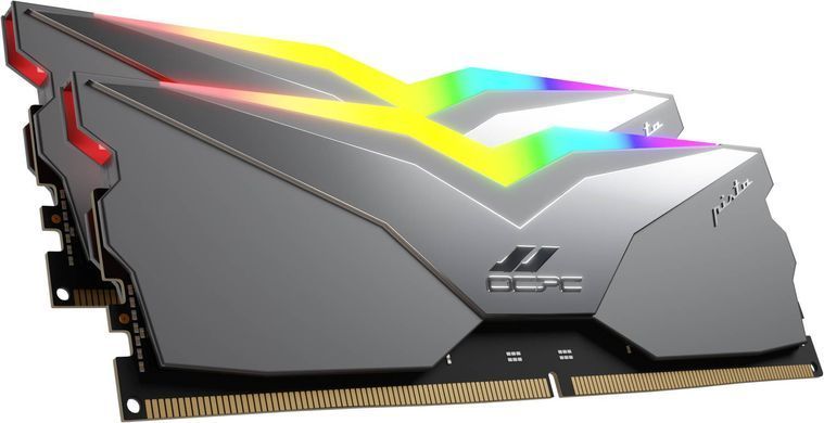 DDR5 32Gb 6200MHz (2*16Gb) OCPC PISTA RGB C36 Titan, Retail Kit (MMPT2K32GD562C36T) [401083]