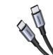 Кабель UGREEN US316 USB-C Cable Aluminum Case with Braided 2m (Black) (UGR-70429) [805463], фото 3