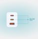 Зарядний пристрій мережевий D-Link 65Вт GaN 2хUSB-С, 1xUSB-A, білий (DCP-651) [111307], фото 5
