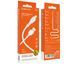 Кабель BOROFONE BX51 USB to iP 2.4A,1m, PVC, PVC connectors, White (6931474743909) [803672], фото 2