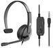 Гарнітура ПК моно On-ear 2E CH12 mini-jack, omni-mic, 1.2м, чорний (2E-CH12MJ) [107163], фото 1
