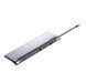 USB-хаб Vention Multi-function USB-C to HDMI/VGA/USB-C Gen 1/USB 3.0x2/USB 2.0/RJ45/SD/TF/TRRS 3.5mm/PD Docking Station 0.25m (THTHC) [802743], фото 1