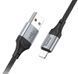 Кабель HOCO X102 Fresh charging data cable iP Black (6942007608756) [805372], фото 5