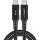 Кабель USB 2.0 Type-C M-M, 2 м, 100W C4-03, zinc alloy, Black, Acefast (6974316280996) [402445], фото 1