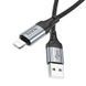 Кабель HOCO X102 Fresh charging data cable iP Black (6942007608756) [805372], фото 4