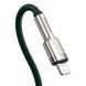 Кабель Baseus Cafule Series Metal Data Cable Type-C to iP PD 20W 1m Green (CATLJK-A06) [802583], фото 4
