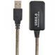 Кабель Cablexpert USB - USB V 2.0 (M/F), активний подовжувач, 10 м, чорний (UAE-01-10M) [603580], фото 5