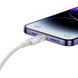Кабель Baseus Explorer Series Fast Charging Cable with Smart Temperature Control Type-C to Type-C 100W 2m Stellar White (P10319703221-01) [802448], фото 3