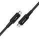 Кабель USB 2.0 Type-C M-M, 2 м, 100W C4-03, zinc alloy, Black, Acefast (6974316280996) [402445], фото 3