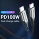 Кабель Vention USB Type-C - USB Type-C (M/M), 1.5 м, Grey (TAEHG) [604114], фото 3