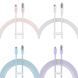 Кабель Baseus Explorer Series Fast Charging Cable with Smart Temperature Control Type-C to Type-C 100W 2m Stellar White (P10319703221-01) [802448], фото 4