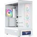 Корпус Modecom VOLCANO AQ500 ARGB MIDI FRONT LCD 6,2&rdquo;, 4x120mm fans WHITE без БЖ ATX (MC-A-AQ500-4FA-W) [405389], фото 1