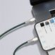 Кабель Baseus Cafule Series Metal Data Cable Type-C to iP PD 20W 1m Green (CATLJK-A06) [802583], фото 8