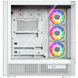Корпус Modecom VOLCANO AQ500 ARGB MIDI FRONT LCD 6,2&rdquo;, 4x120mm fans WHITE без БЖ ATX (MC-A-AQ500-4FA-W) [405389], фото 4
