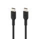Кабель USB-C > USB-C заряджання/синхронізації Belkin 1м, 60Вт, Type-C, PVC, чорний (CAB003BT1MBK) [111633], фото 3
