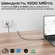 Кабель Promate Clink USB Type-C - RJ-45, 5 м, Black (clink-rj45) [604289], фото 1