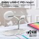 Бездротовий зарядний пристрій Promate Synergy-Pro MagSafe 57W White (synergy-pro.white) [603396], фото 6