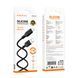 Кабель BOROFONE BX113 Lenny silicone charging data cable iP(L=1M) Black (6941991115394) [802349], фото 2