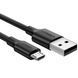 Кабель USB 2.0 AM-Micro M, 1м, (60W) Nickel Plating Чорний, US289 UGREEN (60136) [404059], фото 2