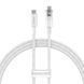 Кабель Baseus Explorer Series Fast Charging Cable with Smart Temperature Control Type-C to Type-C 100W 2m Stellar White (P10319703221-01) [802448], фото 1