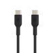 Кабель USB-C > USB-C заряджання/синхронізації Belkin 1м, 60Вт, Type-C, PVC, чорний (CAB003BT1MBK) [111633], фото 4