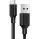 Кабель USB 2.0 AM-Micro M, 1м, (60W) Nickel Plating Чорний, US289 UGREEN (60136) [404059], фото 1
