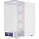 Корпус Modecom VOLCANO AQ500 ARGB MIDI FRONT LCD 6,2&rdquo;, 4x120mm fans WHITE без БЖ ATX (MC-A-AQ500-4FA-W) [405389], фото 3