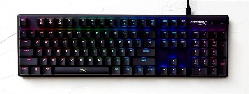 Клавіатура HyperX Alloy Origins Aqua RGB PBT ENG/UKR Black (639N5AA) [605955]