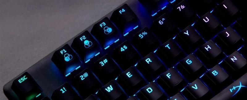 Клавіатура HyperX Alloy Origins Aqua RGB PBT ENG/UKR Black (639N5AA) [605955]