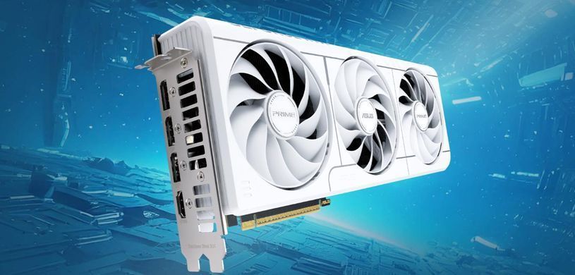 Відеокарта ASUS GeForce RTX 5070 12GB GDDR7 OC PRIME-RTX5070-O12G-WHITE білий (90YV0M19-M0NA00) [110065]