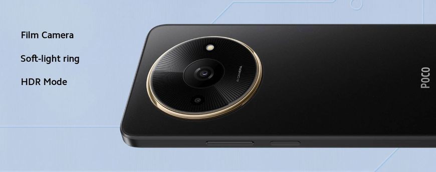 Смартфон Xiaomi Poco C61 4/128GB Black_EU (Poco C61 4/128GGB Black_EU) [600236]