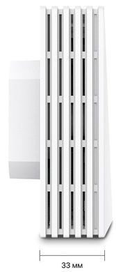 Точка доступу TP-LINK EAP650 WALL AX3000, 1xGE, 1xGE out, PoE (EAP650-WALL) [104539]