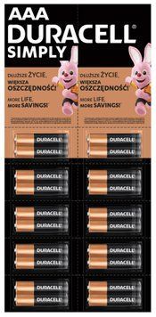 Батарейка Duracell LR03 MN2400 уп.1х2 шт. відривна (плакат 2х10) (5010664/5011646/5010663) [203706]