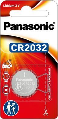 Батарейка Panasonic літієва CR2032 блістер, 1 шт. (CR-2032PT/1B) [115321]