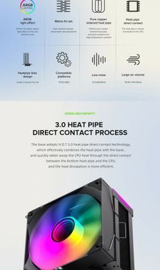 Кулер для процесора GAMEMAX (Sigma 550 Infinity BK) [303502]