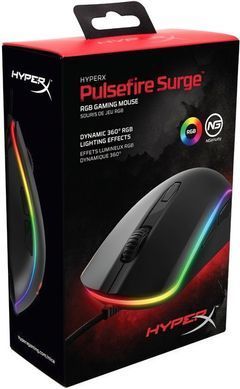 Миша HyperX Pulsefire Surge, RGB, USB-A, чорний (4P5Q1AA) [13986]