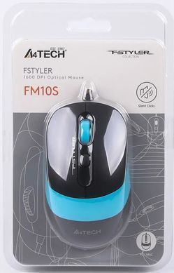 Миша A4Tech FM10S Blue/Black (FM10S (Blue)) [606393]