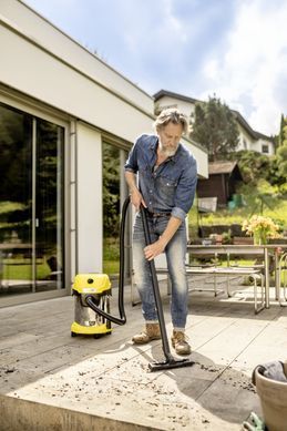 Пилосос професійний акумуляторний Karcher WD 3-18 S V-17/20 18В 110мБар контейнер 17л без АКБ та ЗП (1.628-575.0) [113942]