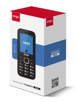 Мобiльний телефон Ergo E241 Dual Sim Blue (E241 Blue) [620312]