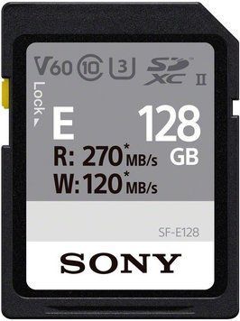 Карта пам'яті Sony SDXC 128GB C10 UHS-II U3 V60 R270/W100MB/s Entry (SFE128A.ET4) [109676]