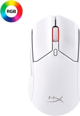 Миша HyperX Pulsefire Haste 2, RGB, USB-A/WL/BT, білий (6N0A9AA) [104048]