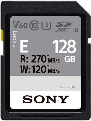 Карта пам'яті Sony SDXC 128GB C10 UHS-II U3 V60 R270/W100MB/s Entry (SFE128A.ET4) [109676]