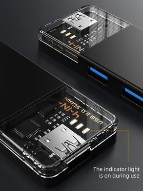 USB-хаб Cabletime USB Type-C 4-в-1 (CB03B) [605130]