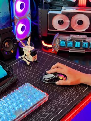 Миша GravaStar Mercury M2, BT/WL/USB-A, RGB, чорний (GRAVASTARM2_BLK) [104110]