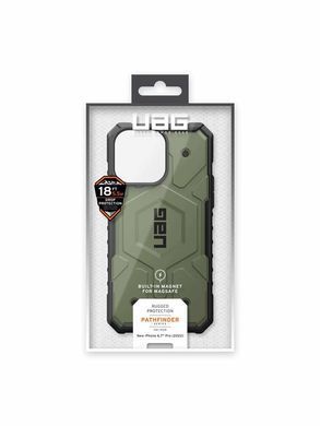 Чохол-накладка Urban Armor Gear Pathfinder Magsafe для Apple iPhone 14 Pro Max Olive (114055117272) [601889]
