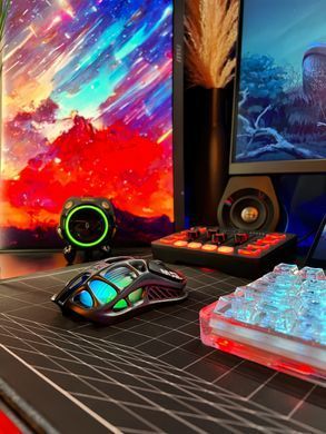 Миша GravaStar Mercury M2, BT/WL/USB-A, RGB, чорний (GRAVASTARM2_BLK) [104110]
