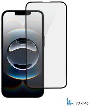 Захисне скло 2E для Apple iPhone 16e(6.1), 2.5D FCFG, (1 Pack), чорна рамка (2E-IP-16E.-6.1-SMFCFG-BB) [103154]