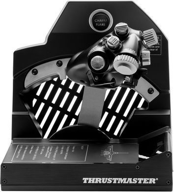 Важіль управління двигуном Thrustmaster F16 Viper TQS, Офіційна копія штурвалу літака F16, ліцензована ВПС США. PC (4060252) [16076]