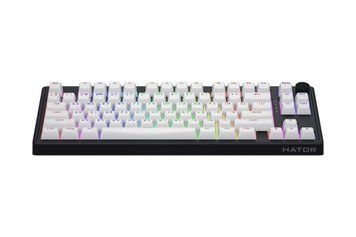 Клавіатура бездротова Hator Skyfall 80 Wireless Black-White (HTK3180UA) [614147]