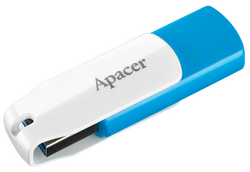 Flash Drive Apacer AH357 32GB USB 3.2 Blue/White (AP32GAH357U-1) [202192]